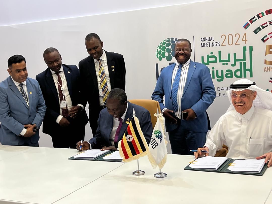 Kasaija Signs roads Financing Agreement with Islamic Development Bank