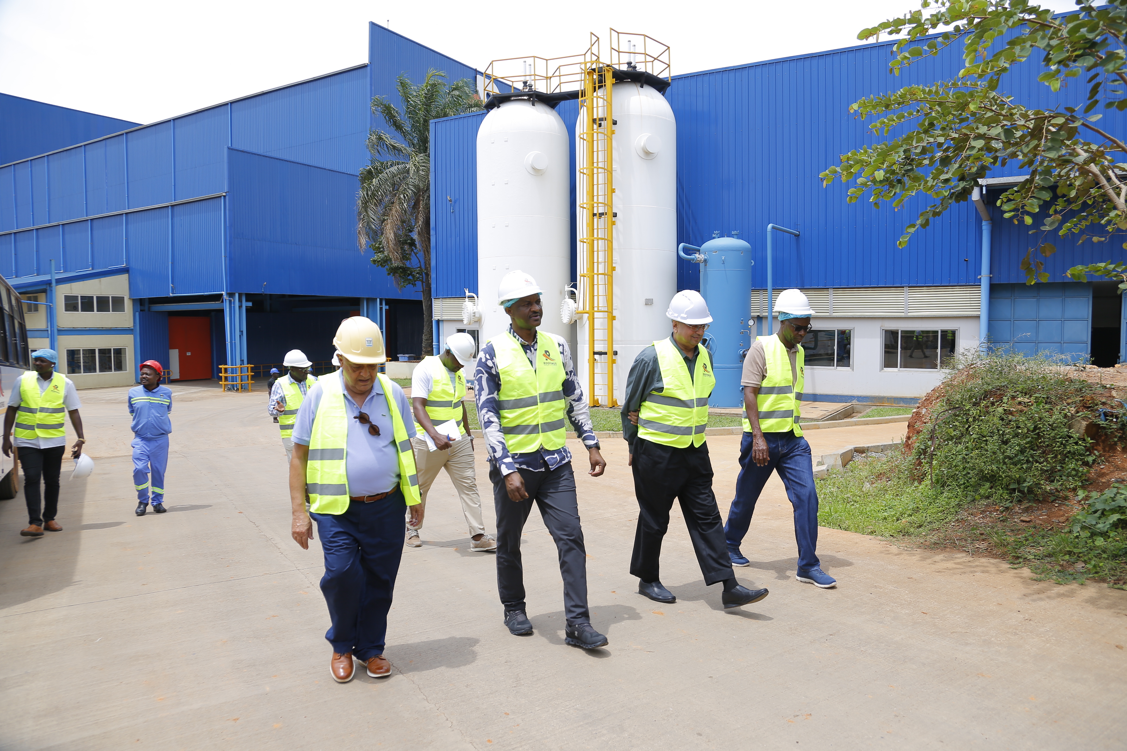 PSST Ggoobi visits Roofings Ultra-Modern Cold Rolling Mill in Namanve