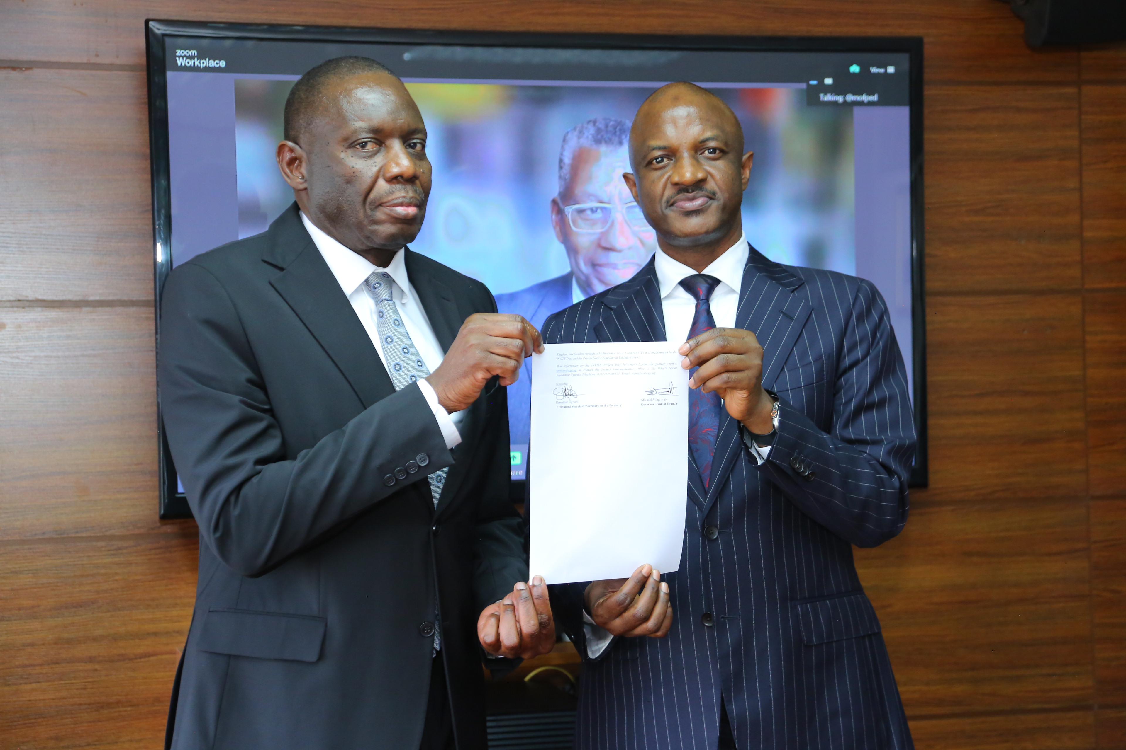 Press Release: Government Receives First Tranche Of Ugx 170 Billion Invite Project Fund