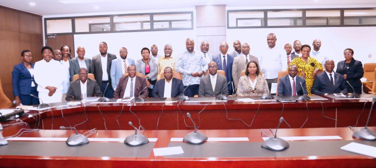 Musasizi Chairs High-Level Stakeholder Meeting to Resolve Delays On Kabale–Lake Bunyonyi–Kisoro–Mgahinga Road Project