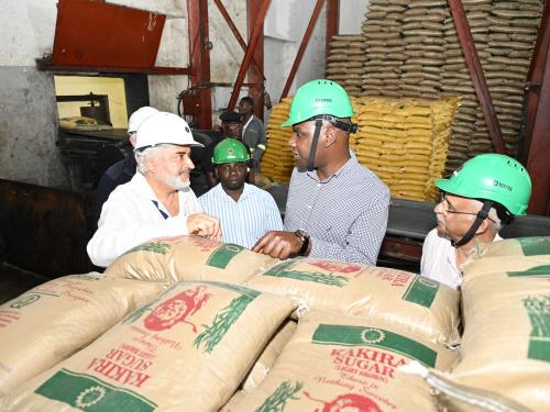 Hon Musasizi Visits Kakira Sugar Works