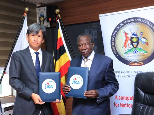 Finance Minister Kasaija signs UGX 24 billion Grant Agreement with Japan