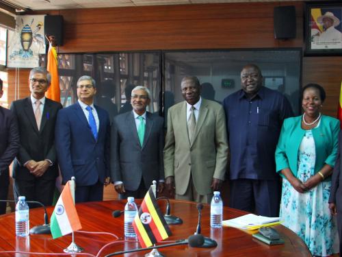 Kasaija meets officials from Government of India