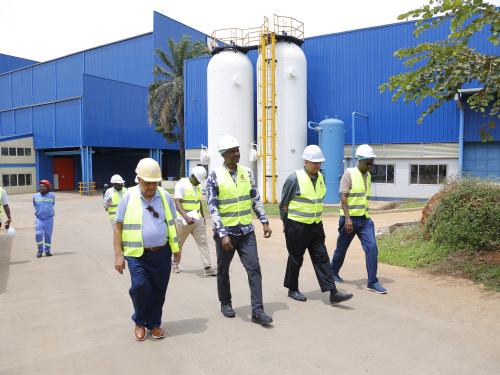PSST Ggoobi visits Roofings Ultra-Modern Cold Rolling Mill in Namanve