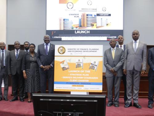 Finance Ministry Launches Strategic Plan, Client Charter and Service Delivery Standards