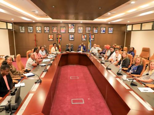 Hon. Matia Kasaija Meets Canadian Tourism Delegation in Kampala