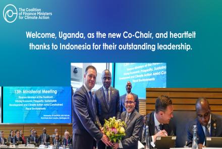 Uganda Assumes Role of Co-Chair of the Coalition of Finance Ministers For Climate Action